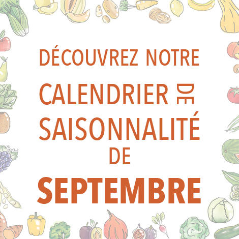 Fruits & légumes : le calendrier de saisonnalité de Septembre 2022, selon Biocoop