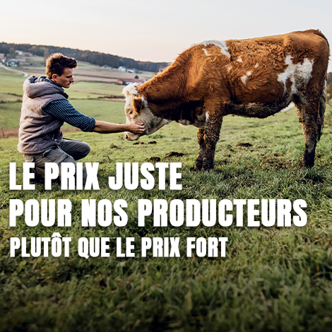 Le prix juste pour nos producteurs, plutôt que le prix fort