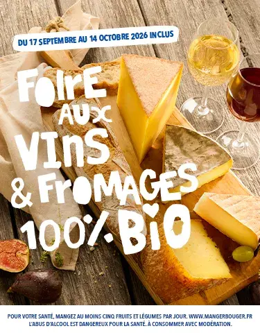 Foire aux vins, Fête du fromage et de la Charcuterie bio ! Edition 2026 
